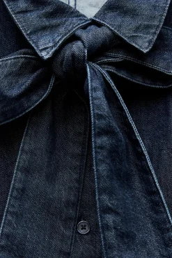 Sale VESTIDO DENIM TRF LAZO Mujer Vestidos