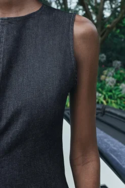 Fashion VESTIDO DENIM ZW COLLECTION Mujer Vestidos