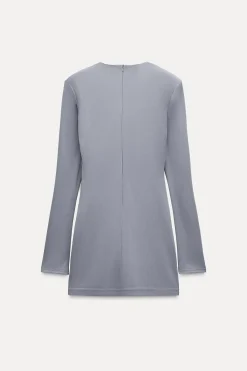 Sale VESTIDO DRAPEADO CINTURÓN Mujer Vestidos