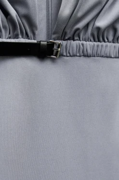 Sale VESTIDO DRAPEADO CINTURÓN Mujer Vestidos