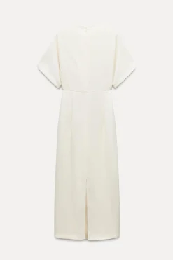 New VESTIDO ENTALLADO DRAPEADO Mujer Vestidos