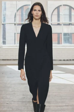 Best VESTIDO ESCOTE PICO ZW COLLECTION Mujer Vestidos