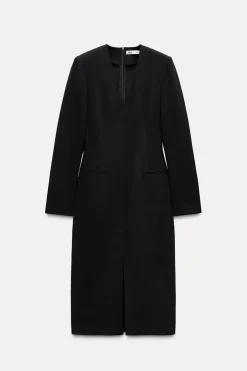 Best VESTIDO ESCOTE PICO ZW COLLECTION Mujer Vestidos