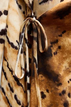 Best VESTIDO ESTAMPADO ANIMAL ZW COLLECTION Mujer Vestidos