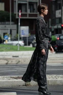 Best VESTIDO ESTAMPADO BORDADO ABALORIOS ZW COLLECTION Mujer Vestidos