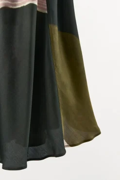 Online VESTIDO ESTAMPADO COMBINADO Mujer Vestidos