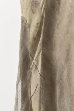 Sale VESTIDO ESTAMPADO COMBINADO CINTAS Mujer Vestidos|Lenceria