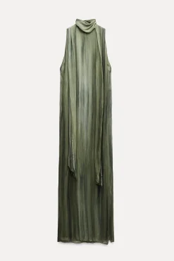 New VESTIDO ESTAMPADO ESTRUCTURA ZW COLLECTION Mujer Vestidos