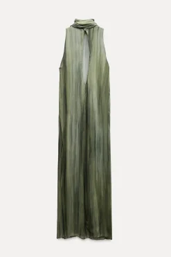 New VESTIDO ESTAMPADO ESTRUCTURA ZW COLLECTION Mujer Vestidos