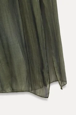 New VESTIDO ESTAMPADO ESTRUCTURA ZW COLLECTION Mujer Vestidos