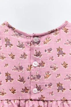 Niños ZARA 1½ - 6 Años·Vestidos / Petos|6 - 18 Meses·Vestidos / Monos<VESTIDO ESTAMPADO FLORES