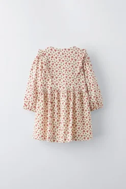 Niños ZARA 1½ - 6 Años·Vestidos / Petos|6 - 18 Meses·Vestidos / Monos<VESTIDO ESTAMPADO FLORES