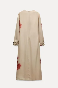 Outlet VESTIDO ESTAMPADO FLORES ZW COLLECTION Mujer Vestidos