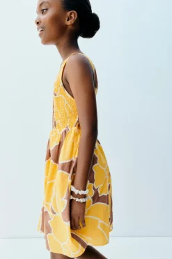 Niños ZARA 6 - 14 Años·Vestidos / Monos<VESTIDO ESTAMPADO GOMAS