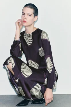 Online VESTIDO ESTAMPADO ZW COLLECTION Mujer Vestidos