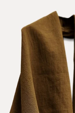 Sale VESTIDO FLUIDO DRAPEADO Mujer Vestidos