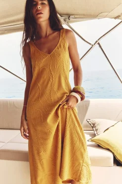 Fashion VESTIDO FLUIDO JACQUARD Mujer Vestidos