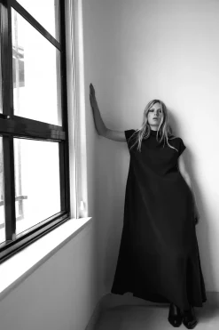 New VESTIDO FLUIDO VOLUMEN Mujer Vestidos