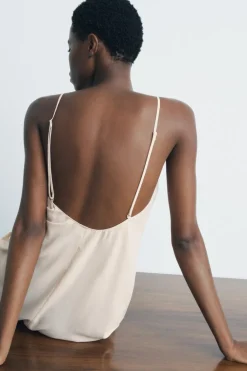 Online VESTIDO FORRO LARGO TIRANTES MULTIPOSICIÓN Mujer Vestidos|Lenceria