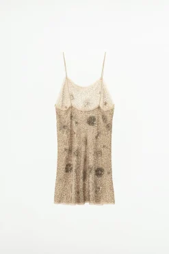 Clearance VESTIDO GEORGETTE BORDADOS ABALORIOS Mujer Vestidos