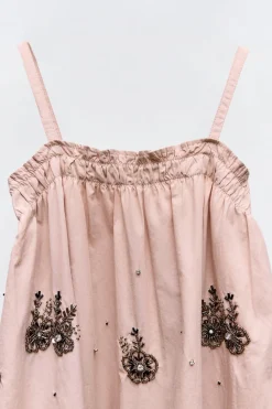 Niños ZARA 6 - 14 Años·Vestidos / Monos<VESTIDO GLOBO JOYAS