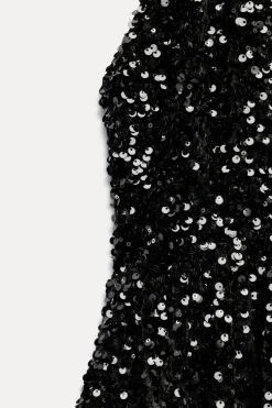 New VESTIDO GLOBO LENTEJUELAS Mujer Vestidos