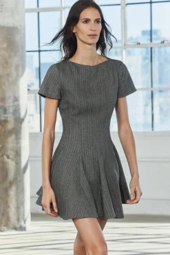 Outlet VESTIDO GODETS ESPIGA ZW COLLECTION Mujer Vestidos