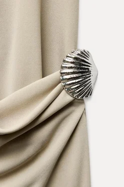 New VESTIDO HALTER CONCHA Mujer Vestidos