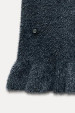 Clearance VESTIDO HALTER EFECTO PELO ABALORIOS Mujer Vestidos