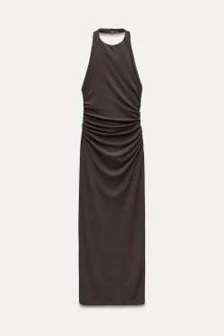 New VESTIDO HALTER ESPALDA DESCUBIERTA Mujer Vestidos