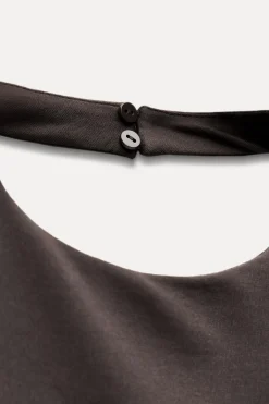 New VESTIDO HALTER ESPALDA DESCUBIERTA Mujer Vestidos