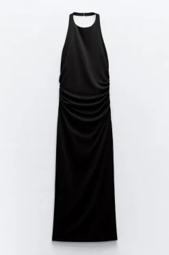 Best VESTIDO HALTER ESPALDA DESCUBIERTA Mujer Vestidos