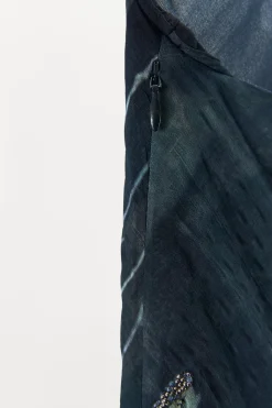 Online VESTIDO HALTER HILO METALIZADO ABALORIOS Mujer Vestidos