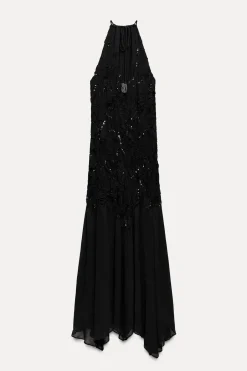 Sale VESTIDO HALTER LENTEJUELAS ZW COLLECTION Mujer Vestidos