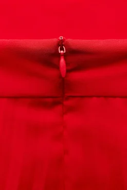 Best VESTIDO HALTER PLISADO Mujer Vestidos