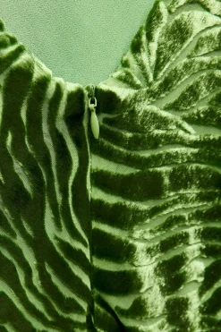 Outlet VESTIDO HALTER TERCIOPELO Mujer Vestidos