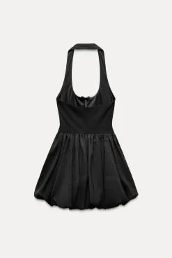 Sale VESTIDO HALTER VOLUMEN Mujer Vestidos