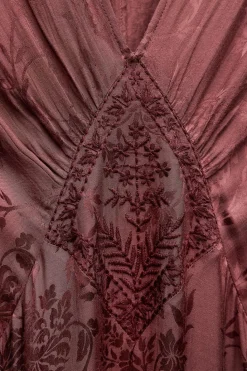 Hot VESTIDO JACQUARD BORDADO ZW COLLECTION Mujer Vestidos