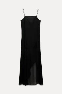 Online VESTIDO LARGO COMBINADO ZW COLLECTION Mujer Vestidos