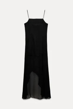 Online VESTIDO LARGO COMBINADO ZW COLLECTION Mujer Vestidos