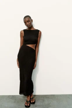 Hot VESTIDO LARGO CUT OUT Mujer Vestidos