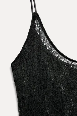 Discount VESTIDO LARGO ENCAJE Mujer Vestidos