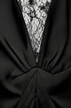 New VESTIDO LARGO ENCAJE ZW COLLECTION Mujer Vestidos