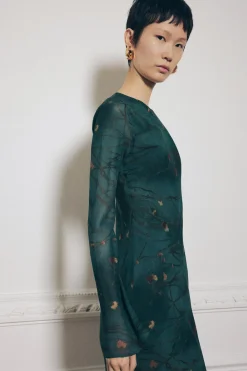 New VESTIDO LARGO ESTAMPADO Mujer Vestidos