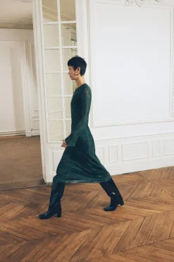 New VESTIDO LARGO ESTAMPADO Mujer Vestidos