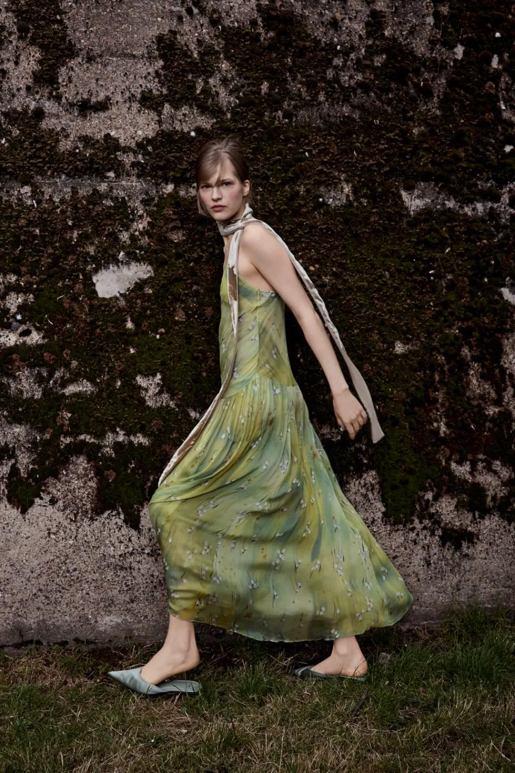 Online VESTIDO LARGO ESTAMPADO FLORES Mujer Vestidos