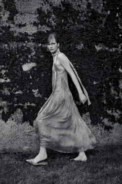 Online VESTIDO LARGO ESTAMPADO FLORES Mujer Vestidos