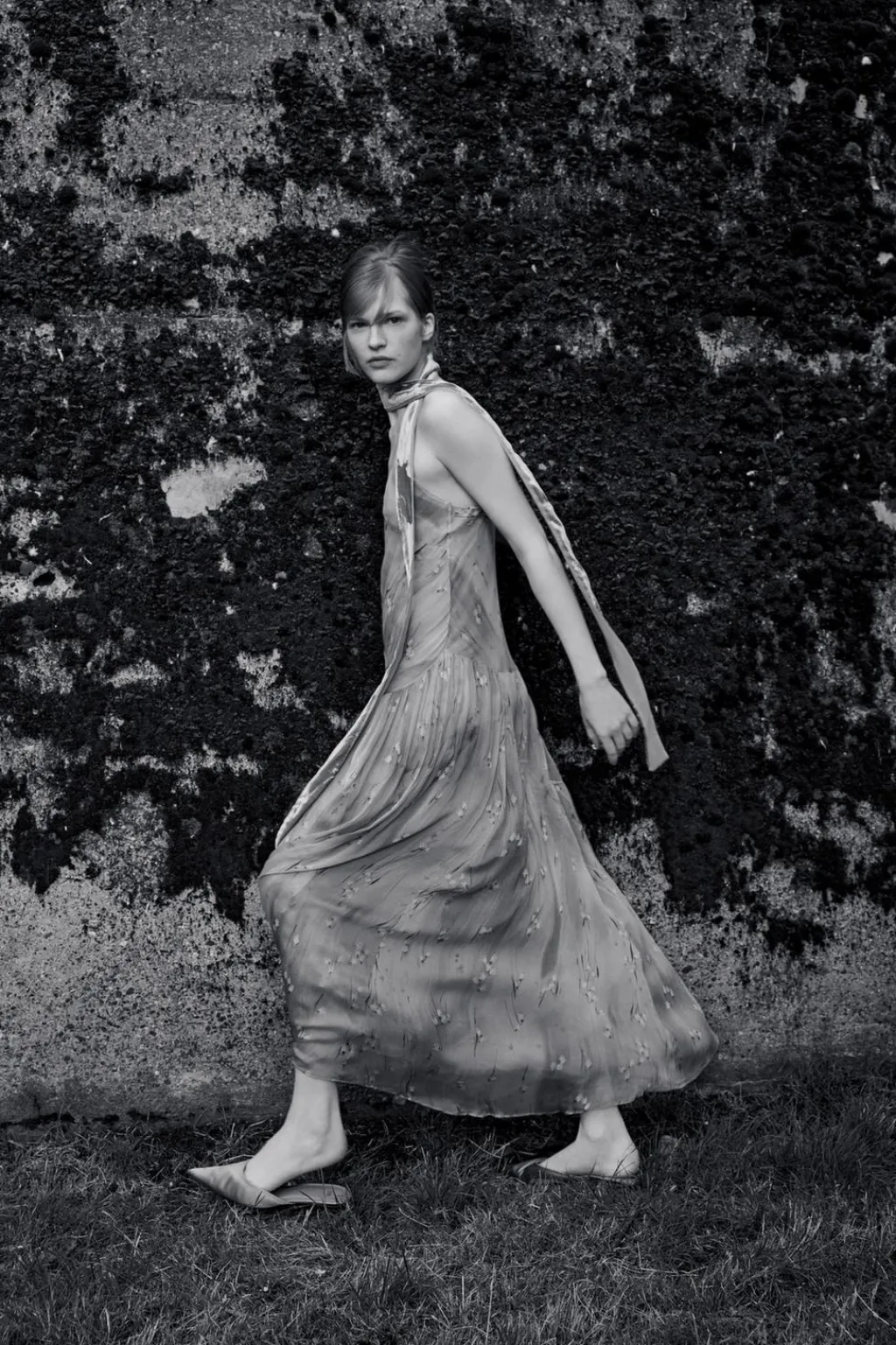 Online VESTIDO LARGO ESTAMPADO FLORES Mujer Vestidos