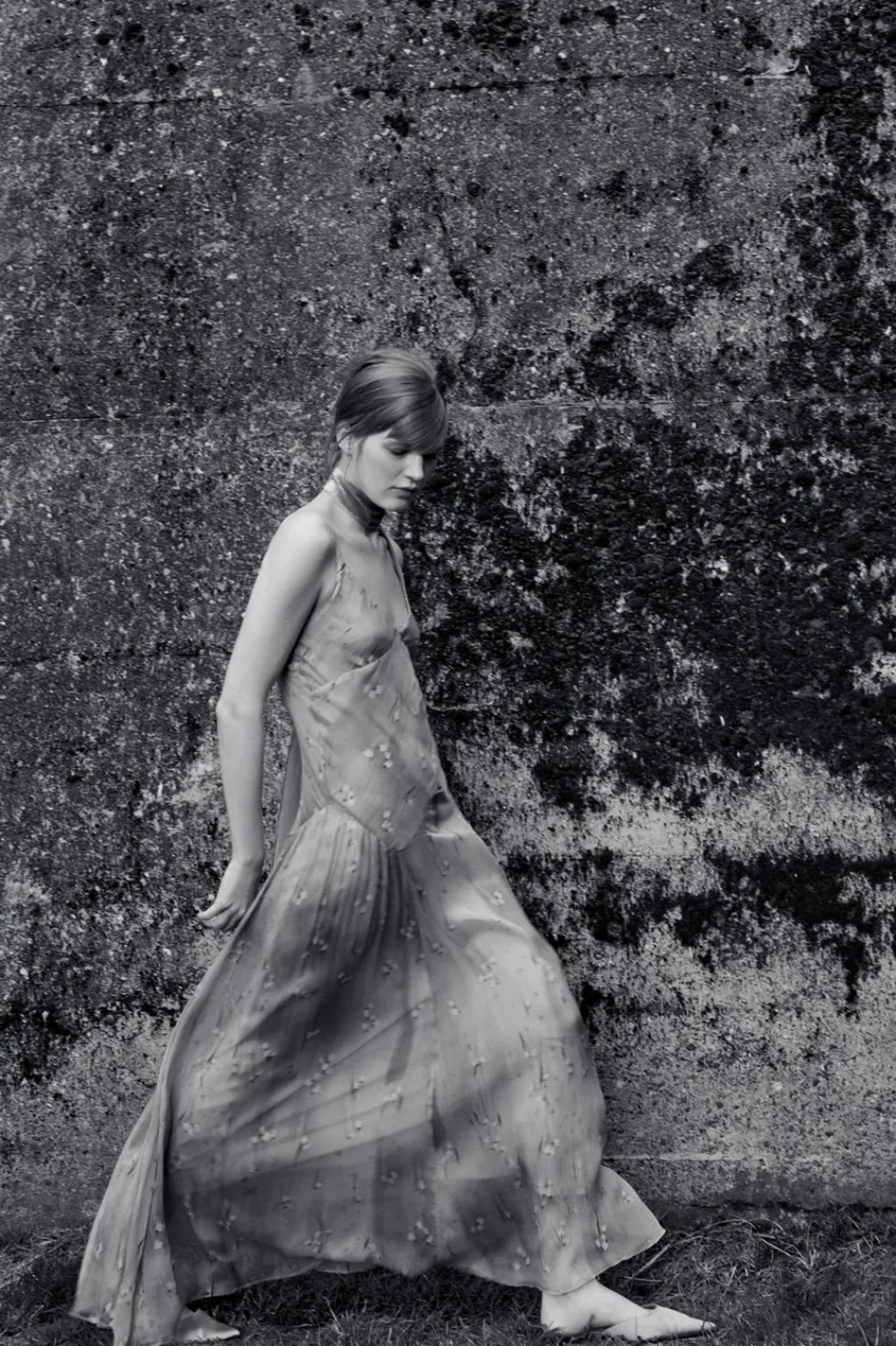 Online VESTIDO LARGO ESTAMPADO FLORES Mujer Vestidos