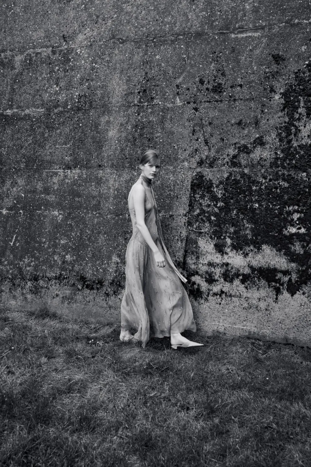 Online VESTIDO LARGO ESTAMPADO FLORES Mujer Vestidos